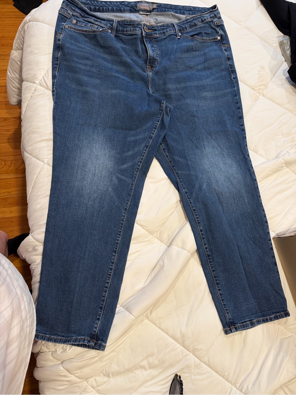torrid women’s  Straight-Leg Blue Denim Jeans